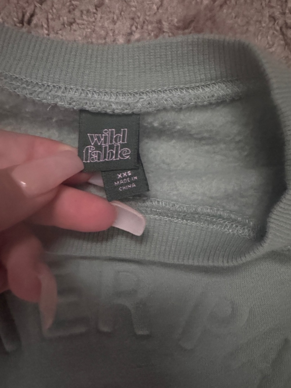 wild fable Sage Green Mountain Crewneck Sweater - Picture 3 of 3